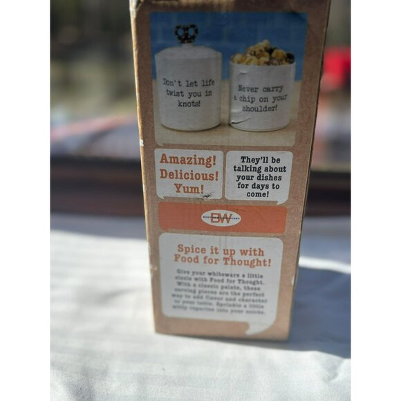 Food for Thought Candy Stacking Snack Jar Boston Warehouse - Picture 4 of 6